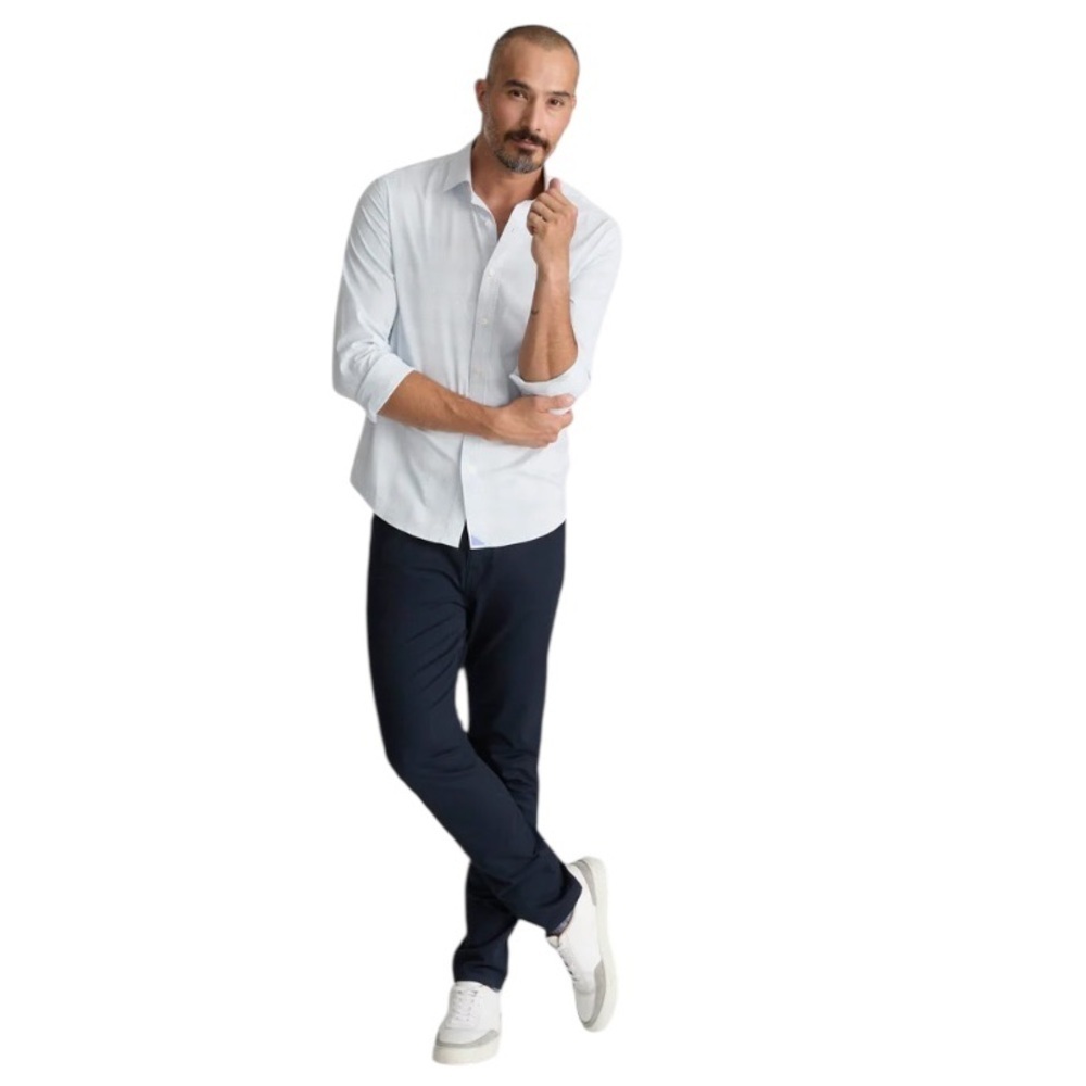 UNTUCKit NWT Men’s Don Santiago Straight Leg Black Chino Dress Pants 34 x 32